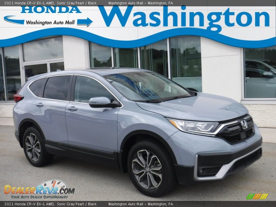 2021 Honda CR-V EX-L AWD Sonic Gray Pearl / Black Photo #1