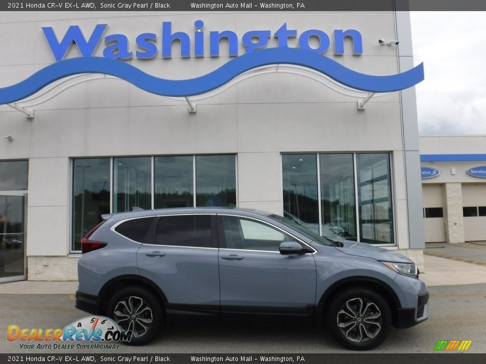 2021 Honda CR-V EX-L AWD Sonic Gray Pearl / Black Photo #2