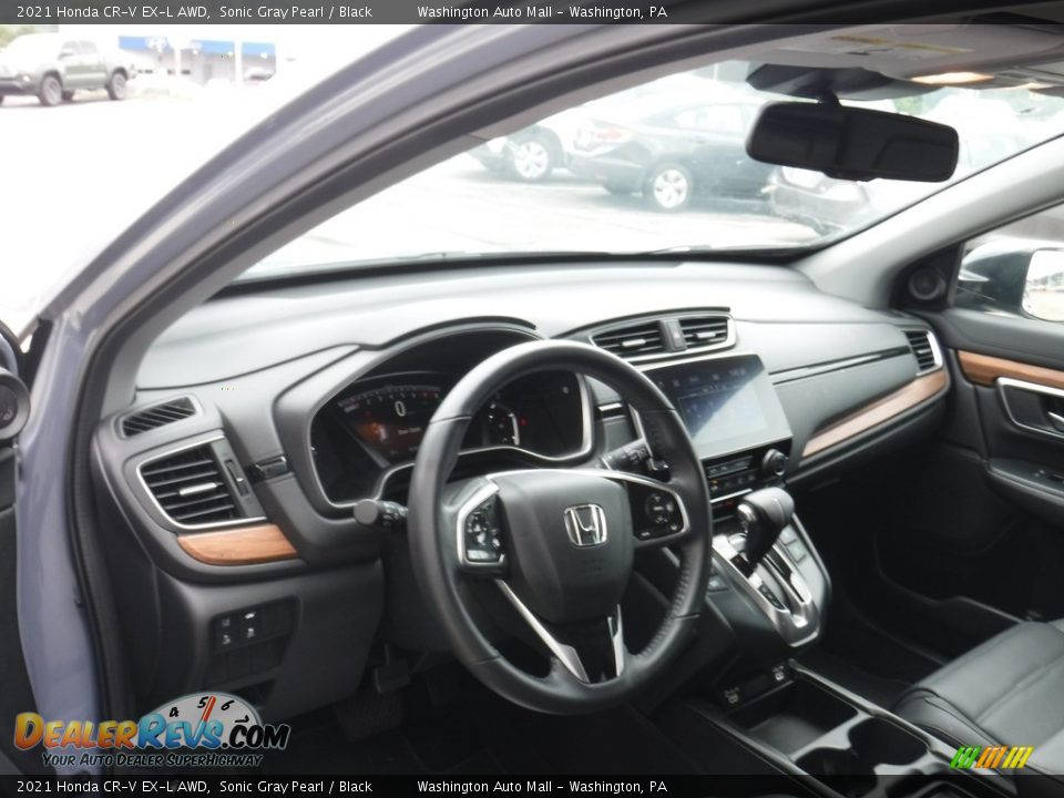 2021 Honda CR-V EX-L AWD Sonic Gray Pearl / Black Photo #12