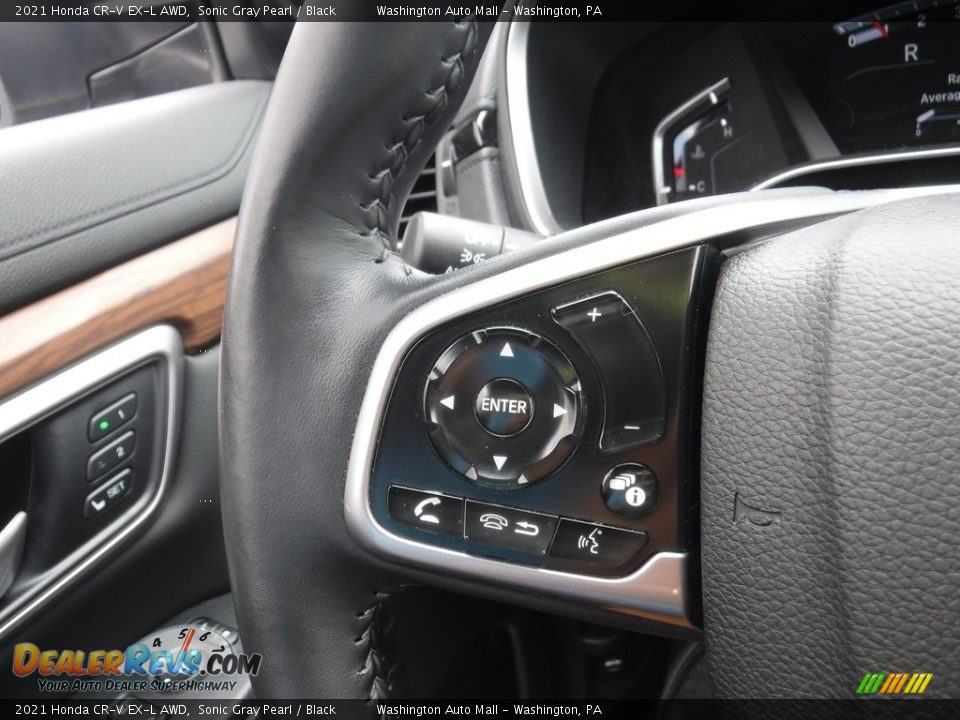 2021 Honda CR-V EX-L AWD Sonic Gray Pearl / Black Photo #24