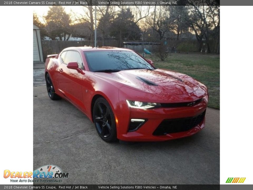 2018 Chevrolet Camaro SS Coupe Red Hot / Jet Black Photo #1