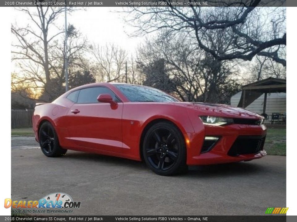 2018 Chevrolet Camaro SS Coupe Red Hot / Jet Black Photo #2