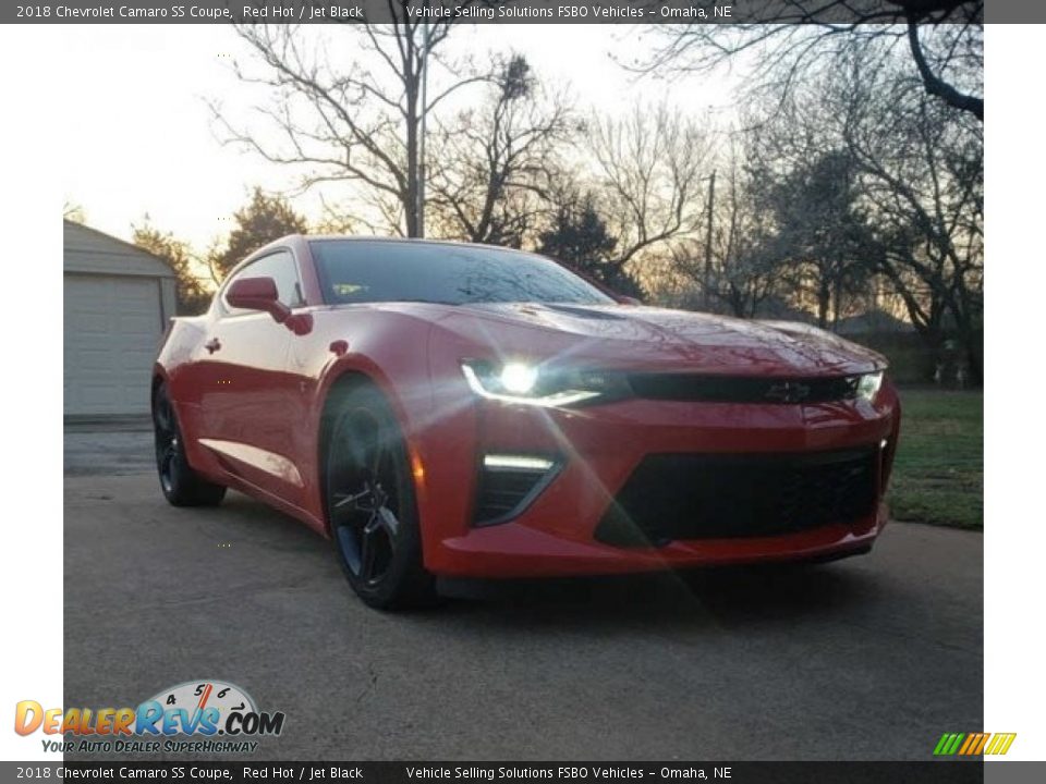 2018 Chevrolet Camaro SS Coupe Red Hot / Jet Black Photo #3