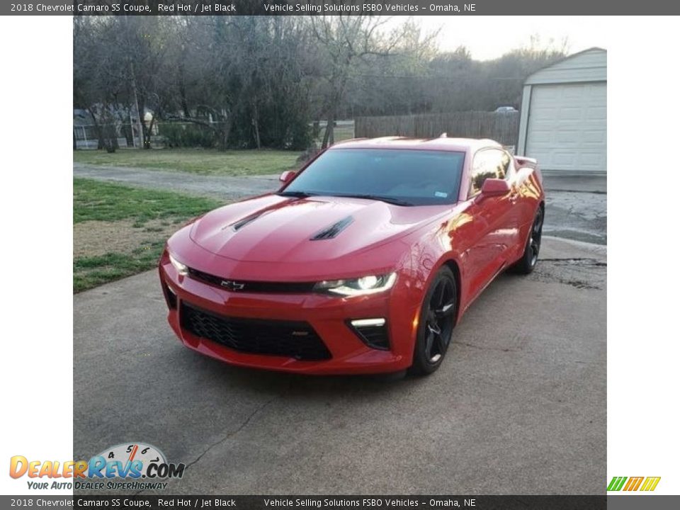 2018 Chevrolet Camaro SS Coupe Red Hot / Jet Black Photo #4