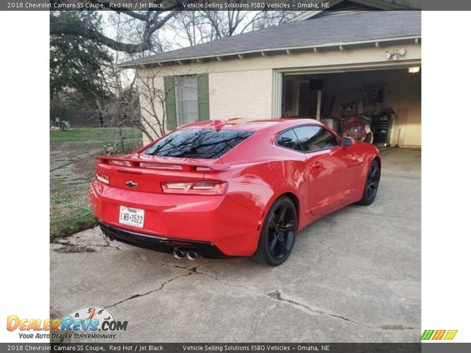 2018 Chevrolet Camaro SS Coupe Red Hot / Jet Black Photo #6