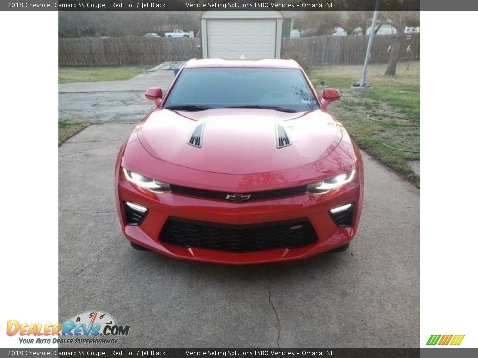 2018 Chevrolet Camaro SS Coupe Red Hot / Jet Black Photo #7