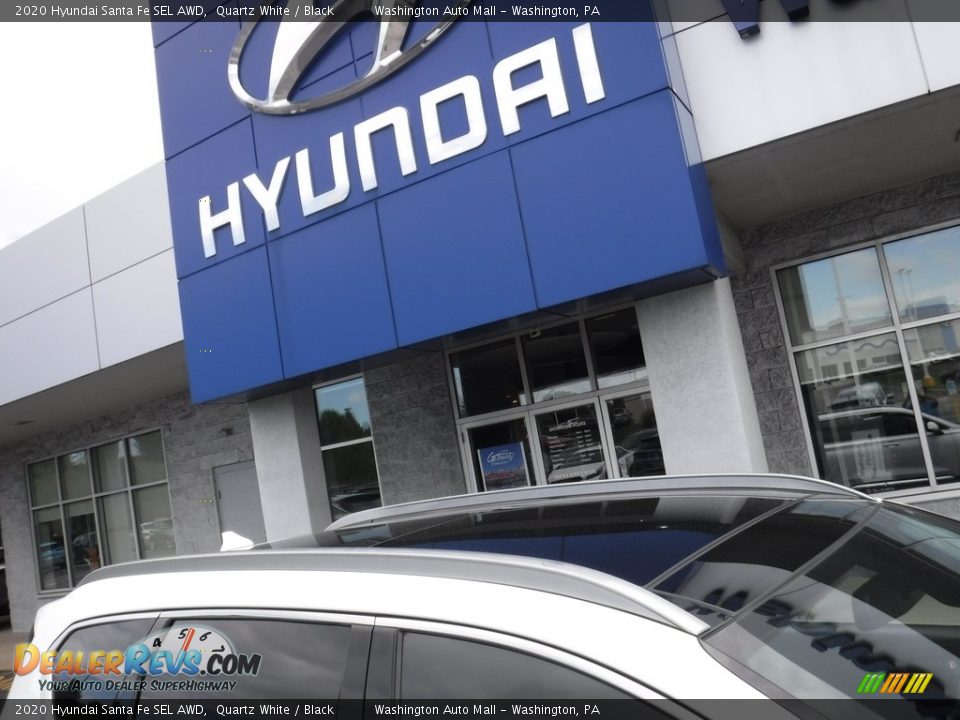 2020 Hyundai Santa Fe SEL AWD Quartz White / Black Photo #4