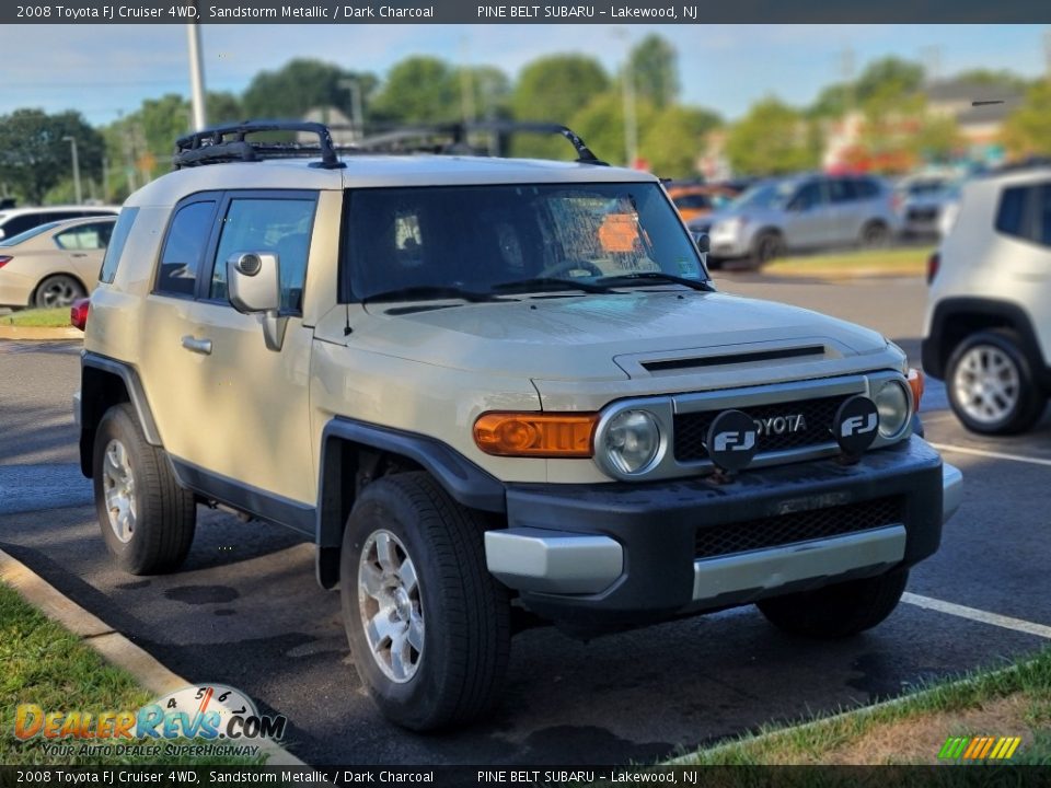 2008 Toyota FJ Cruiser 4WD Sandstorm Metallic / Dark Charcoal Photo #3