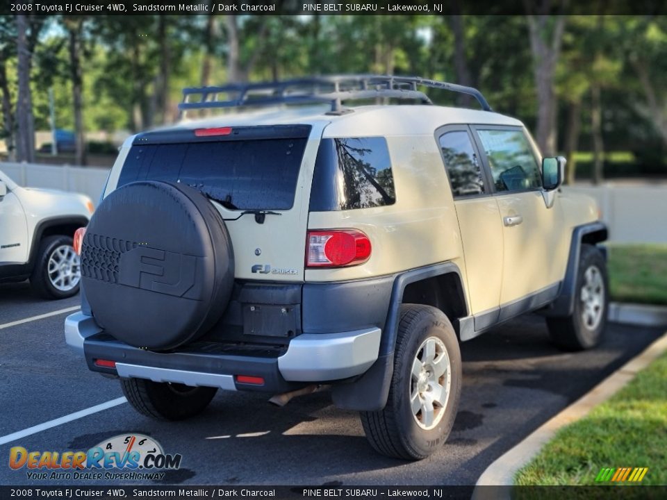 2008 Toyota FJ Cruiser 4WD Sandstorm Metallic / Dark Charcoal Photo #6