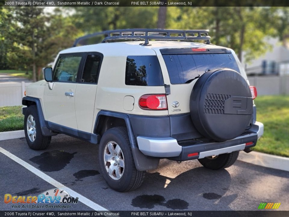 2008 Toyota FJ Cruiser 4WD Sandstorm Metallic / Dark Charcoal Photo #8