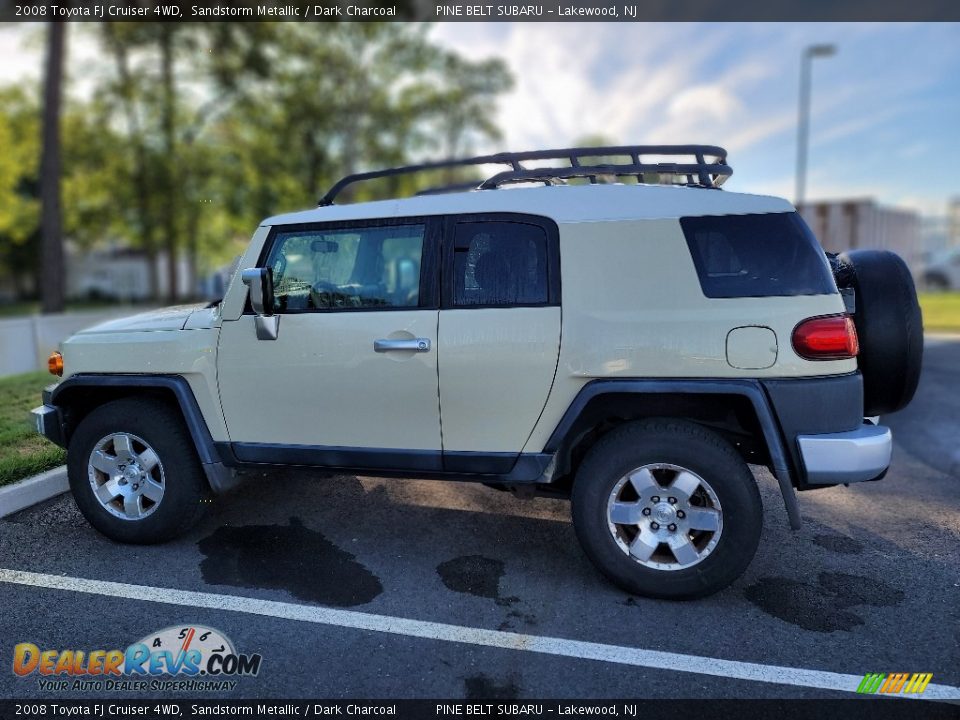 2008 Toyota FJ Cruiser 4WD Sandstorm Metallic / Dark Charcoal Photo #9