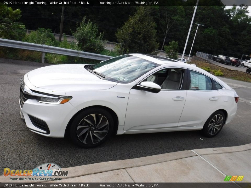 2019 Honda Insight Touring White Orchid Pearl / Black Photo #14