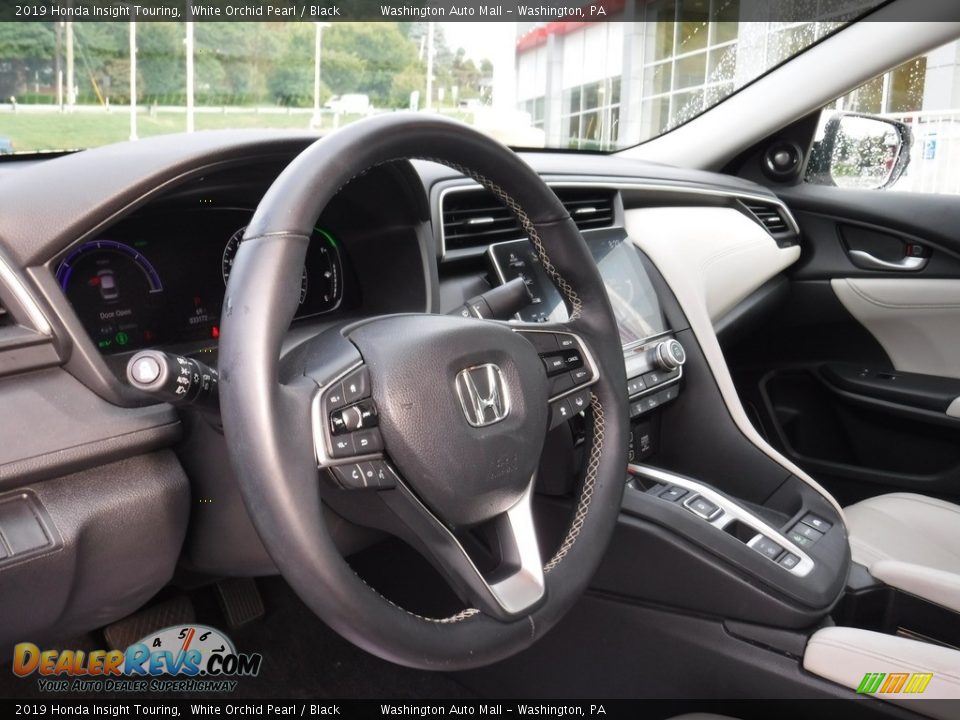 2019 Honda Insight Touring White Orchid Pearl / Black Photo #24