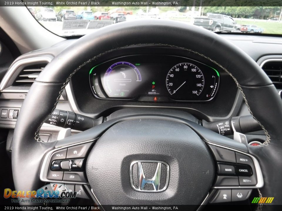 2019 Honda Insight Touring White Orchid Pearl / Black Photo #29