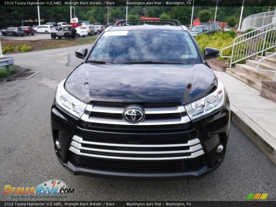 2019 Toyota Highlander XLE AWD Midnight Black Metallic / Black Photo #13