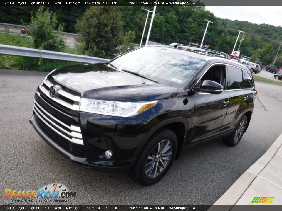 2019 Toyota Highlander XLE AWD Midnight Black Metallic / Black Photo #14