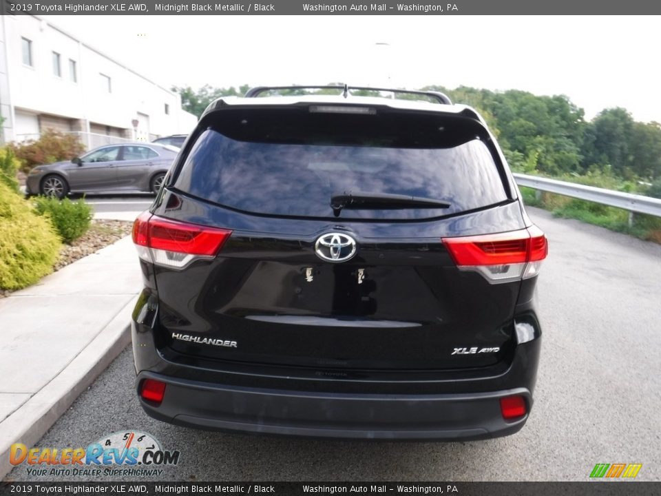 2019 Toyota Highlander XLE AWD Midnight Black Metallic / Black Photo #17