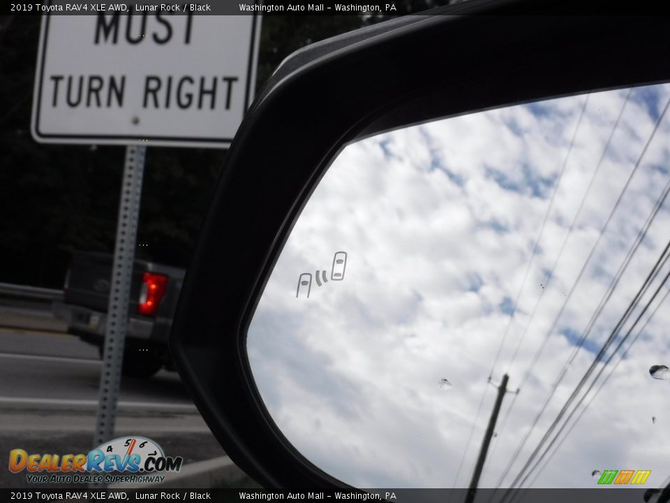 2019 Toyota RAV4 XLE AWD Lunar Rock / Black Photo #9