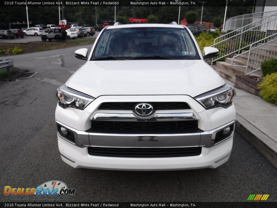 2018 Toyota 4Runner Limited 4x4 Blizzard White Pearl / Redwood Photo #11