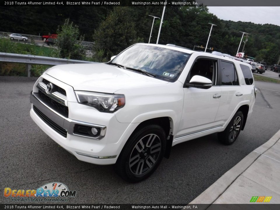 2018 Toyota 4Runner Limited 4x4 Blizzard White Pearl / Redwood Photo #12