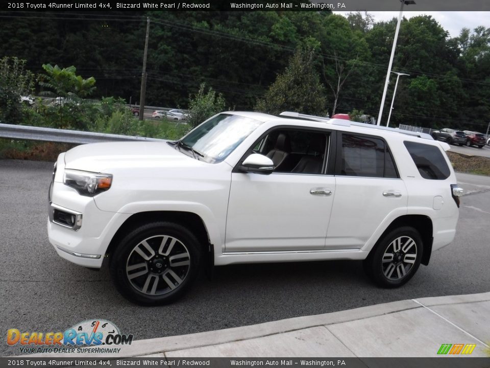 2018 Toyota 4Runner Limited 4x4 Blizzard White Pearl / Redwood Photo #13