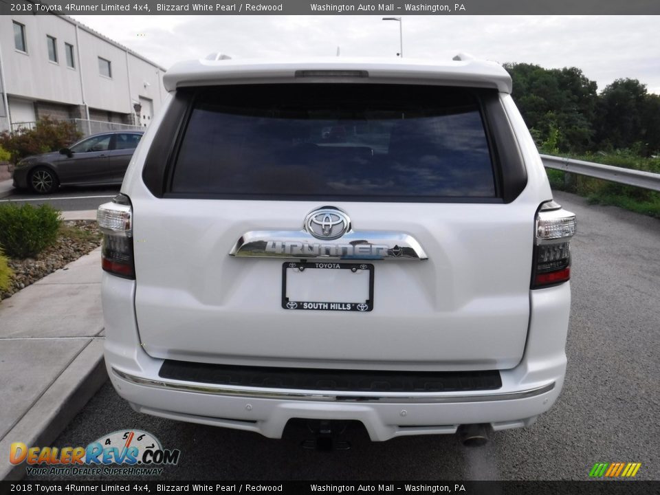 2018 Toyota 4Runner Limited 4x4 Blizzard White Pearl / Redwood Photo #15