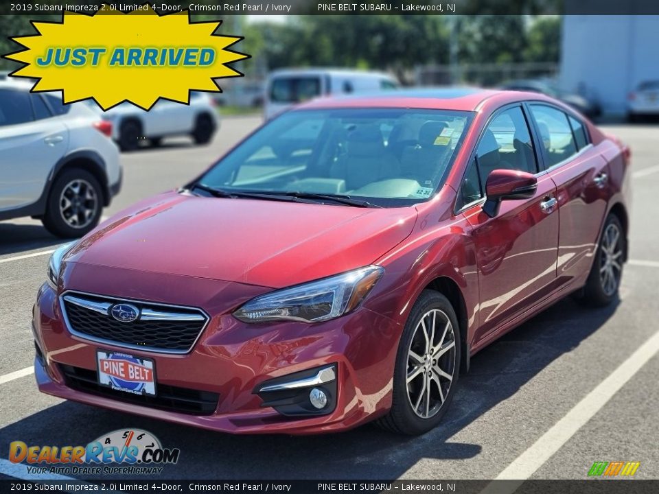 2019 Subaru Impreza 2.0i Limited 4-Door Crimson Red Pearl / Ivory Photo #1