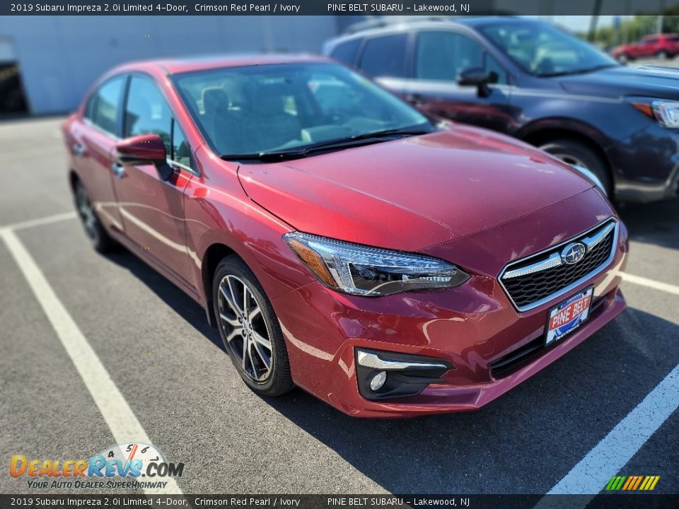 2019 Subaru Impreza 2.0i Limited 4-Door Crimson Red Pearl / Ivory Photo #3