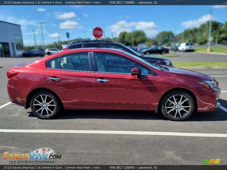 2019 Subaru Impreza 2.0i Limited 4-Door Crimson Red Pearl / Ivory Photo #4