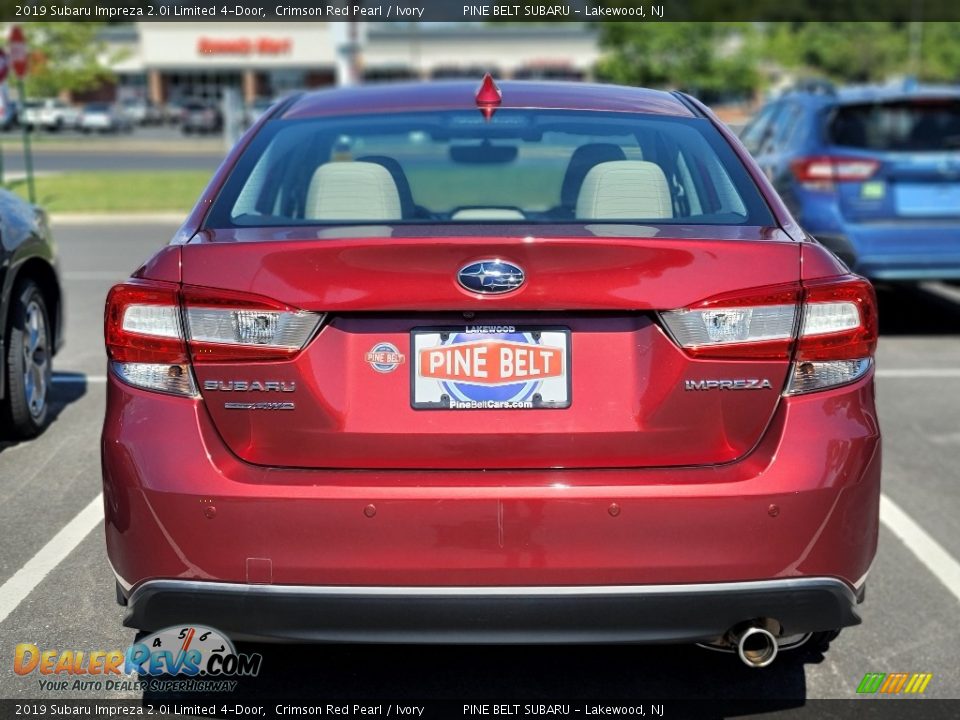 2019 Subaru Impreza 2.0i Limited 4-Door Crimson Red Pearl / Ivory Photo #6