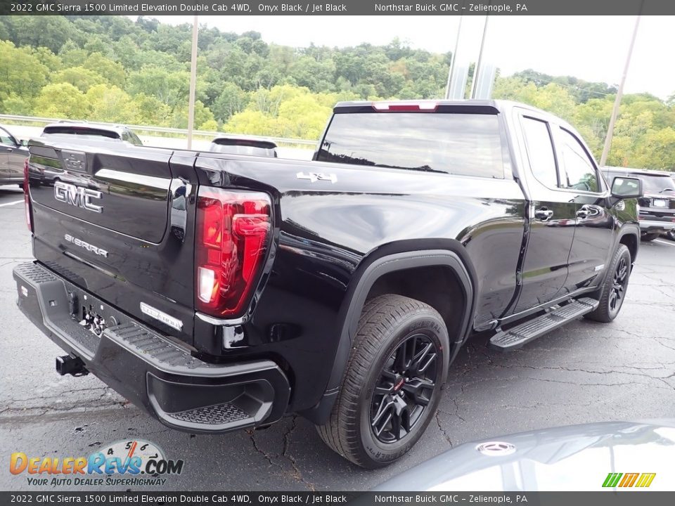 2022 GMC Sierra 1500 Limited Elevation Double Cab 4WD Onyx Black / Jet Black Photo #6