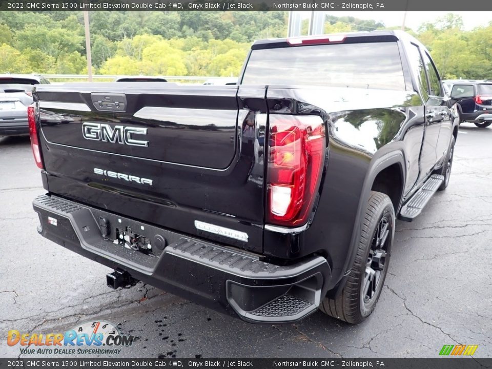 2022 GMC Sierra 1500 Limited Elevation Double Cab 4WD Onyx Black / Jet Black Photo #7