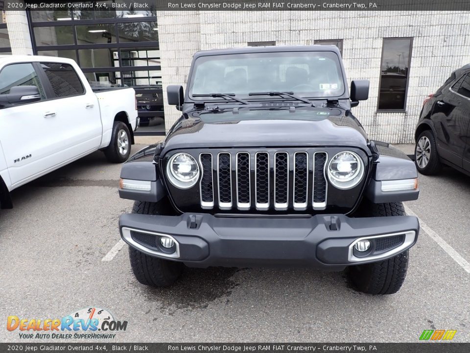 2020 Jeep Gladiator Overland 4x4 Black / Black Photo #2