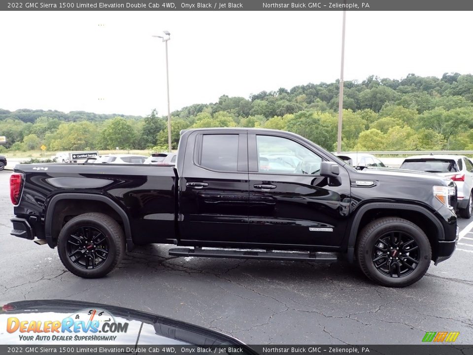 2022 GMC Sierra 1500 Limited Elevation Double Cab 4WD Onyx Black / Jet Black Photo #9