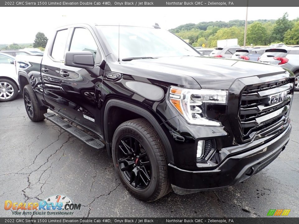 2022 GMC Sierra 1500 Limited Elevation Double Cab 4WD Onyx Black / Jet Black Photo #10