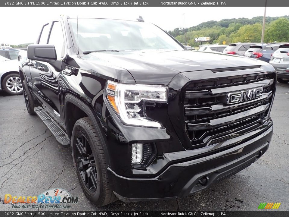 2022 GMC Sierra 1500 Limited Elevation Double Cab 4WD Onyx Black / Jet Black Photo #11