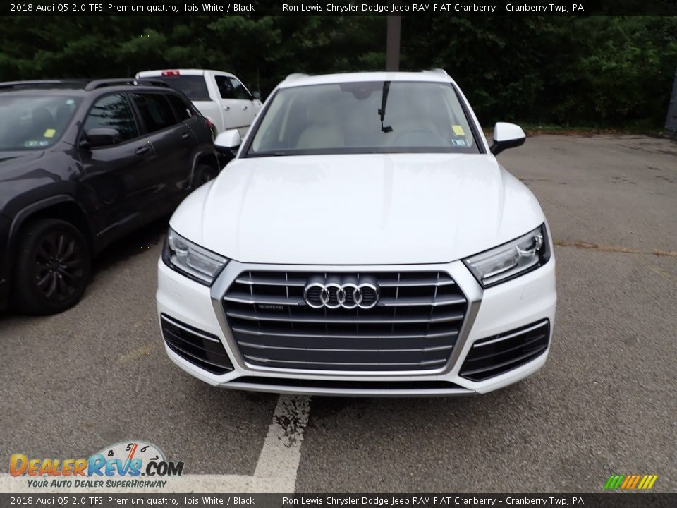 2018 Audi Q5 2.0 TFSI Premium quattro Ibis White / Black Photo #2