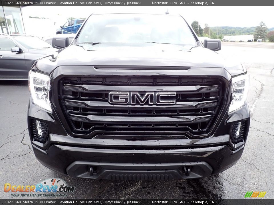 2022 GMC Sierra 1500 Limited Elevation Double Cab 4WD Onyx Black / Jet Black Photo #12