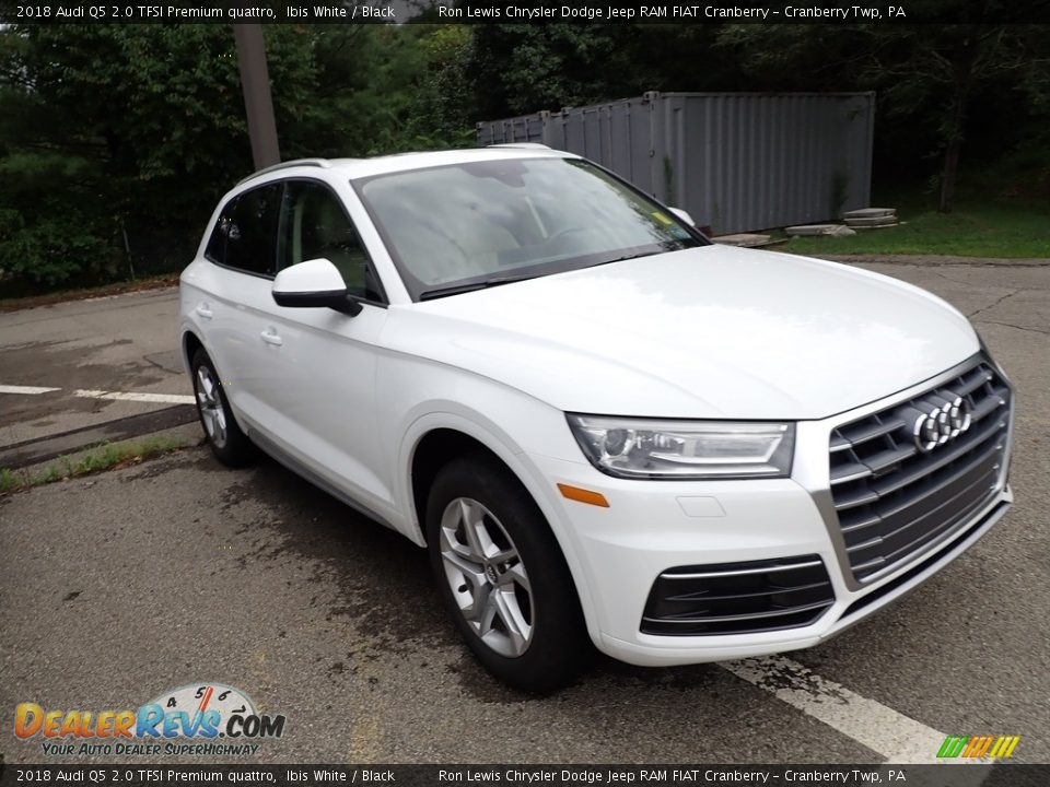 2018 Audi Q5 2.0 TFSI Premium quattro Ibis White / Black Photo #3