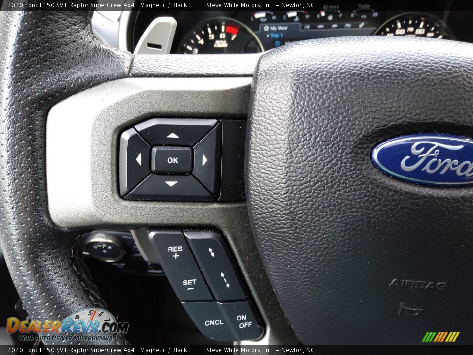 2020 Ford F150 SVT Raptor SuperCrew 4x4 Steering Wheel Photo #21