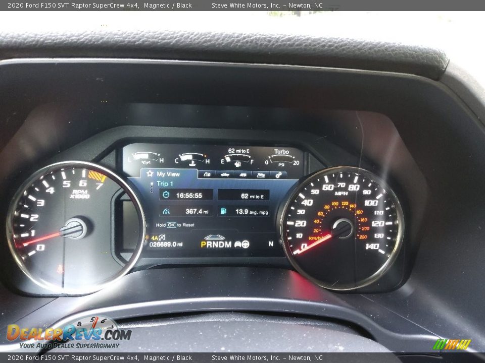 2020 Ford F150 SVT Raptor SuperCrew 4x4 Gauges Photo #23