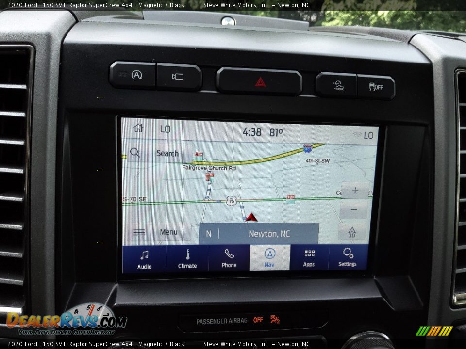 Navigation of 2020 Ford F150 SVT Raptor SuperCrew 4x4 Photo #26