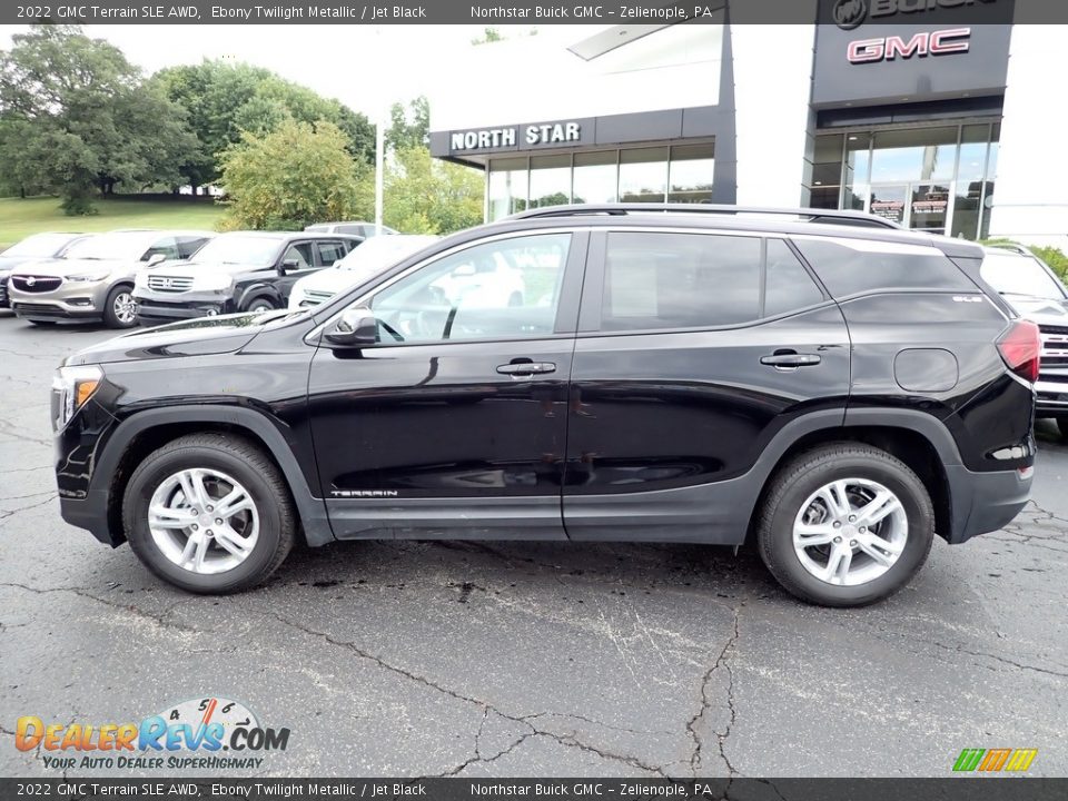 2022 GMC Terrain SLE AWD Ebony Twilight Metallic / Jet Black Photo #2