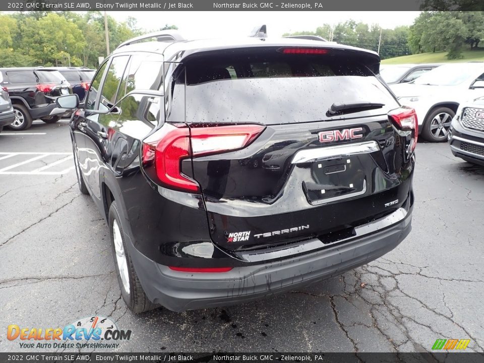 2022 GMC Terrain SLE AWD Ebony Twilight Metallic / Jet Black Photo #4