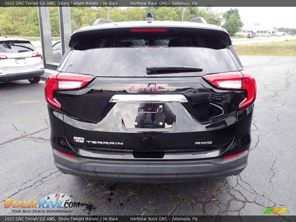 2022 GMC Terrain SLE AWD Ebony Twilight Metallic / Jet Black Photo #5