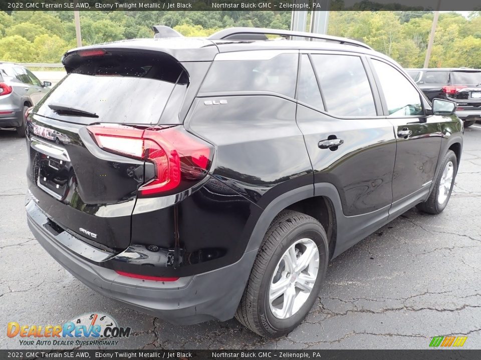 2022 GMC Terrain SLE AWD Ebony Twilight Metallic / Jet Black Photo #6
