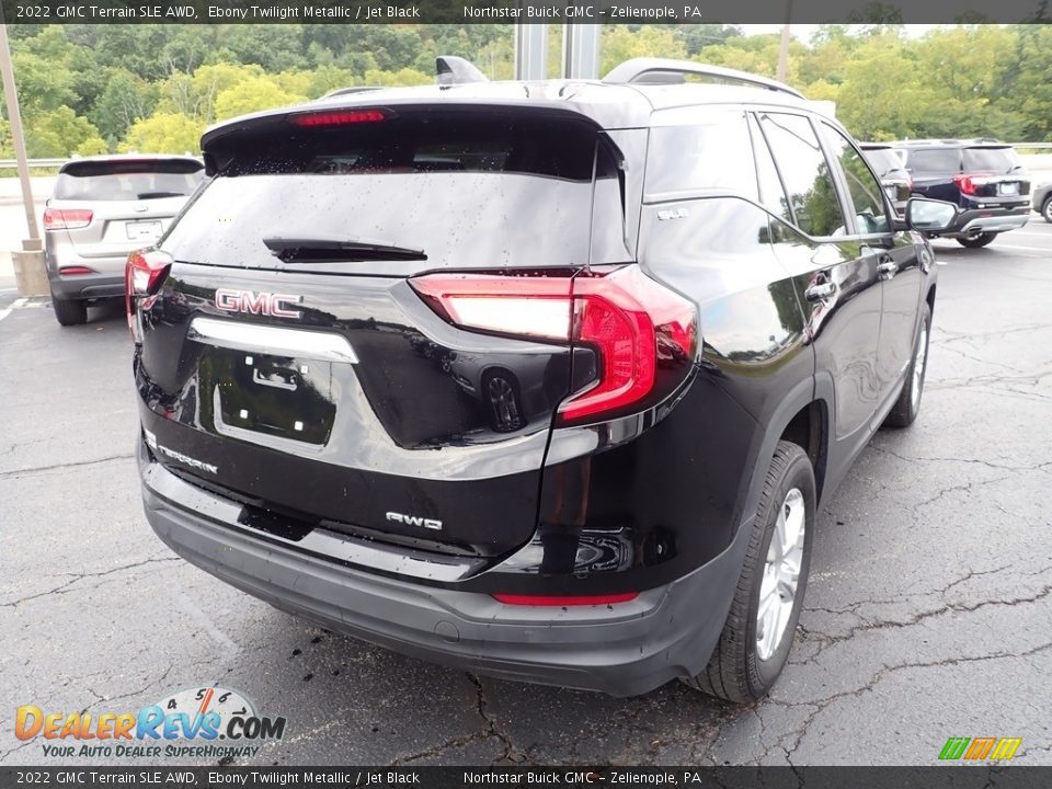 2022 GMC Terrain SLE AWD Ebony Twilight Metallic / Jet Black Photo #7