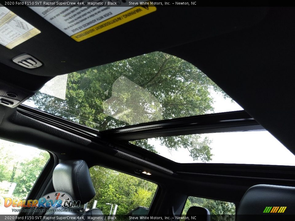 Sunroof of 2020 Ford F150 SVT Raptor SuperCrew 4x4 Photo #34