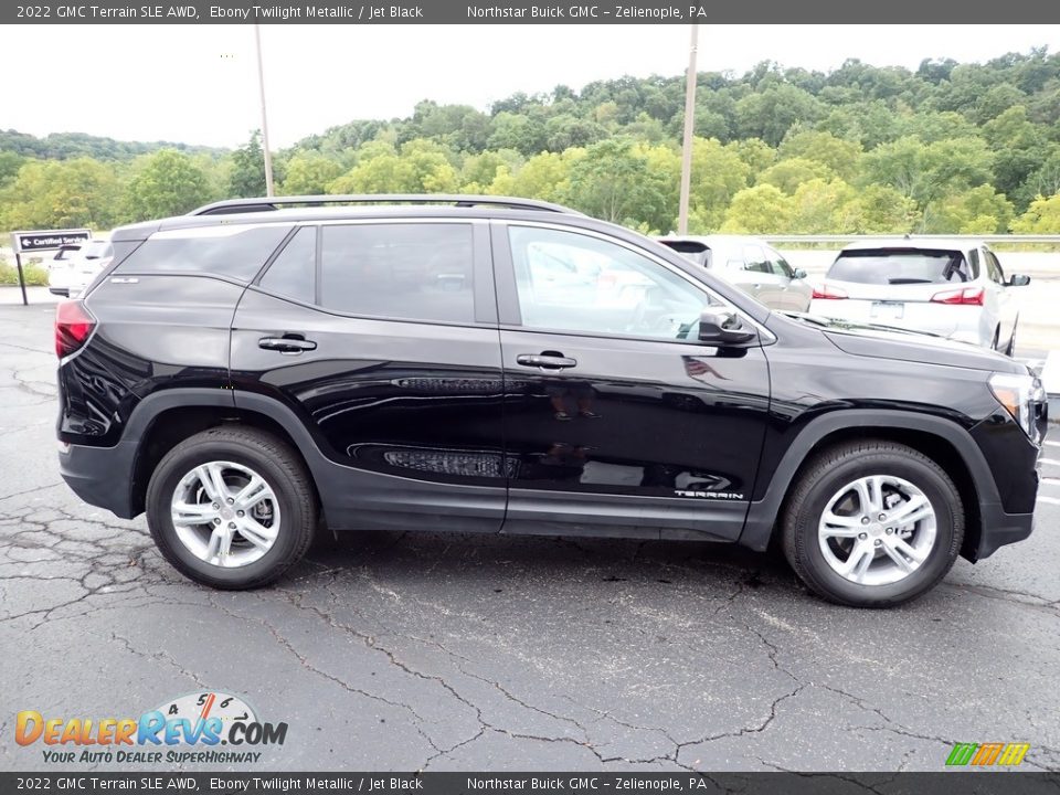 Ebony Twilight Metallic 2022 GMC Terrain SLE AWD Photo #8