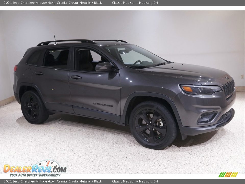 2021 Jeep Cherokee Altitude 4x4 Granite Crystal Metallic / Black Photo #1